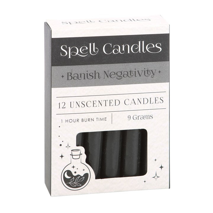 'Banish Negativity' Spell Candles & Card