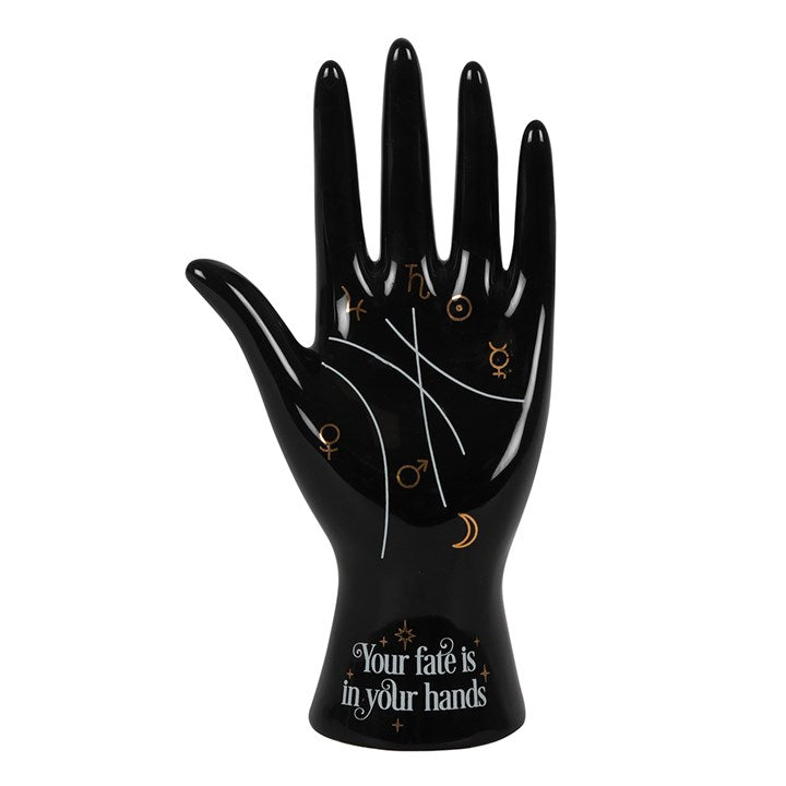 Black Palmistry Hand Ornament
