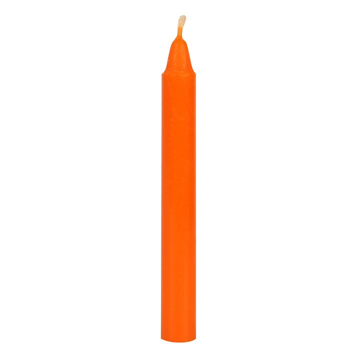 Orange 'Confidence' Spell Candles 12 Pack