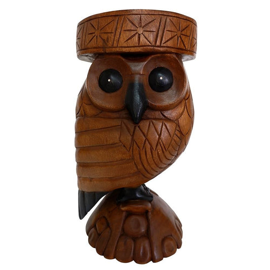 Owl Stool - Hand Carved