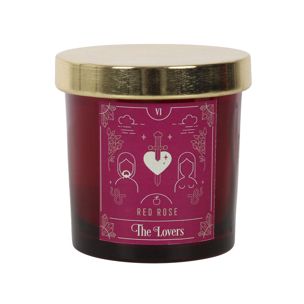 Red Rose Fragranced Tarot Candle