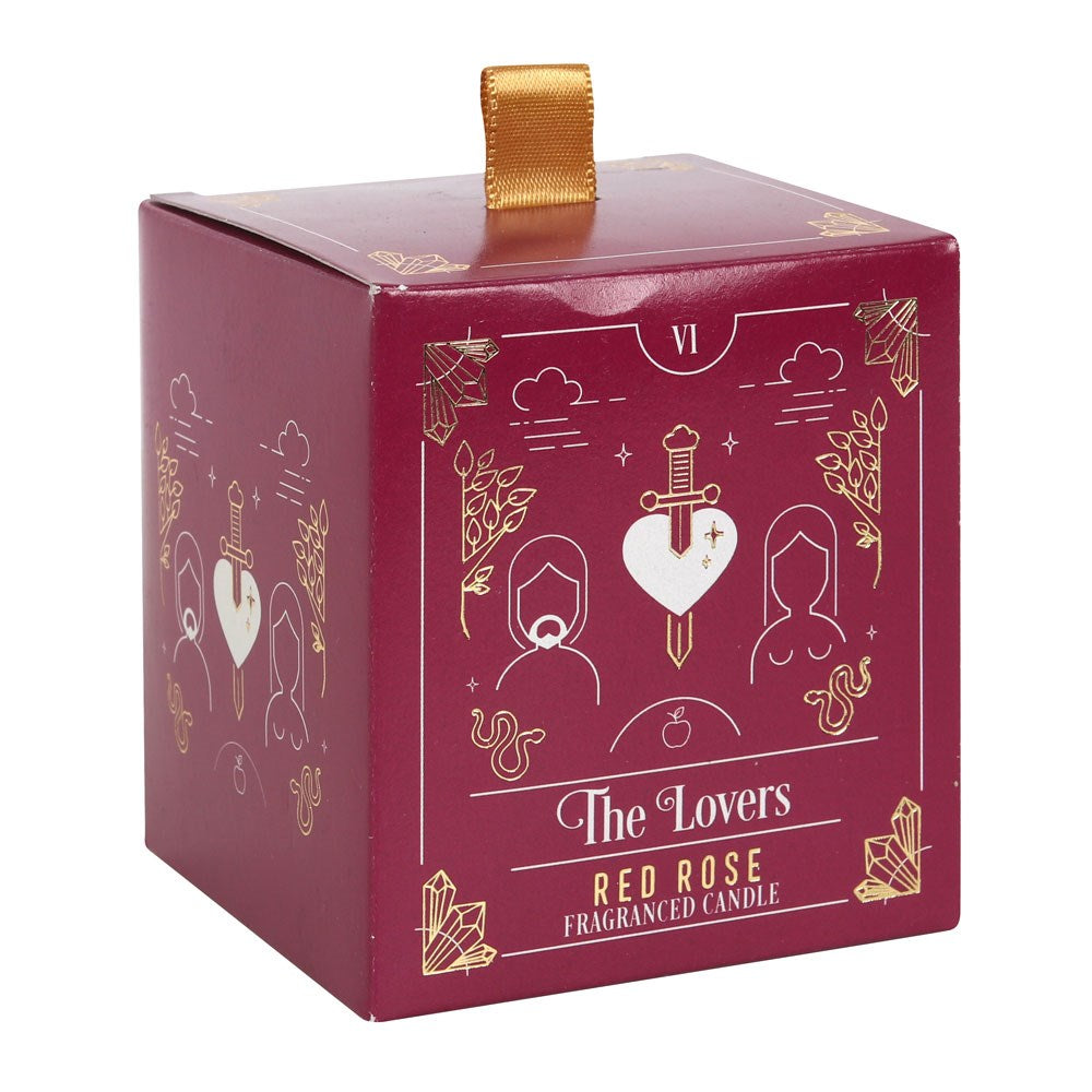 Red Rose Fragranced Tarot Candle