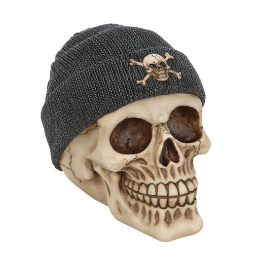Skull with Beanie Ornament