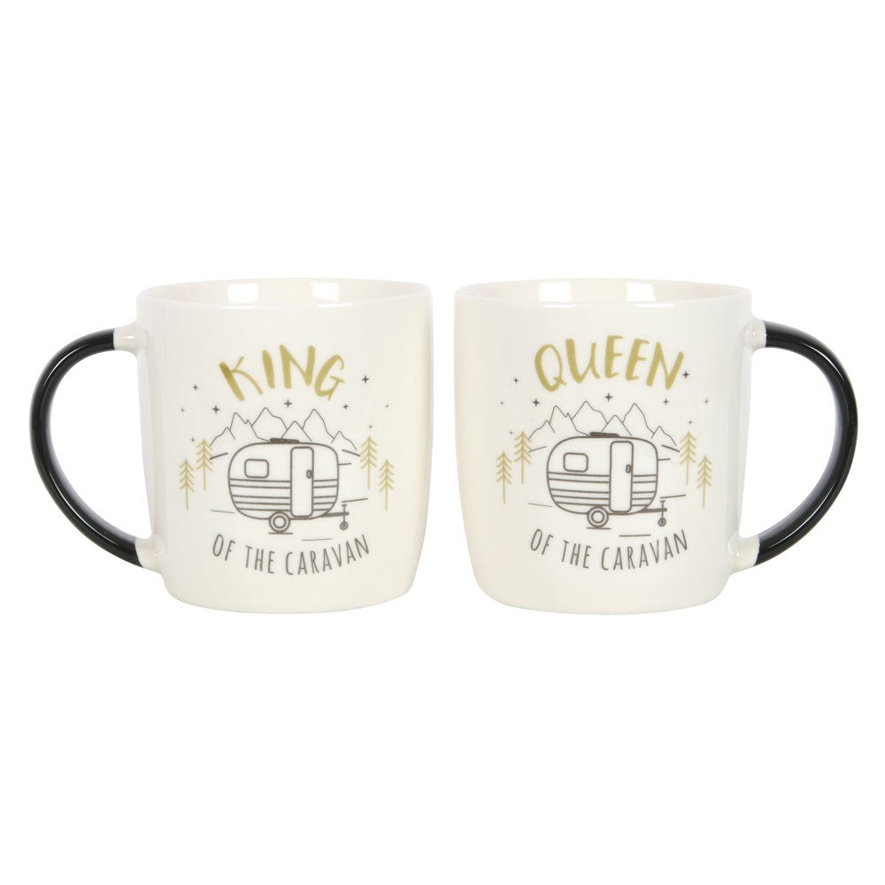 King & Queen Caravan Mug Gift Set