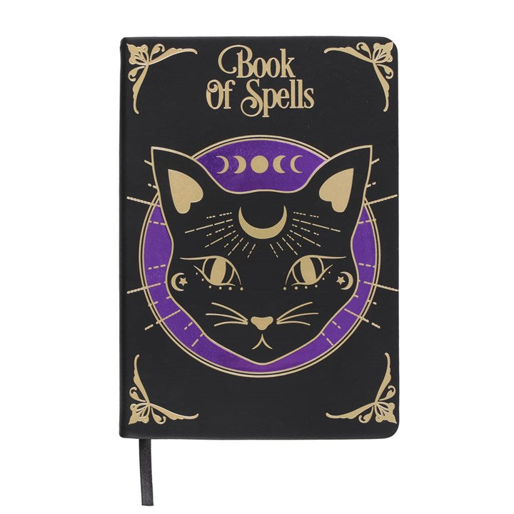 Mystic Mog Book Of Spells Notebook