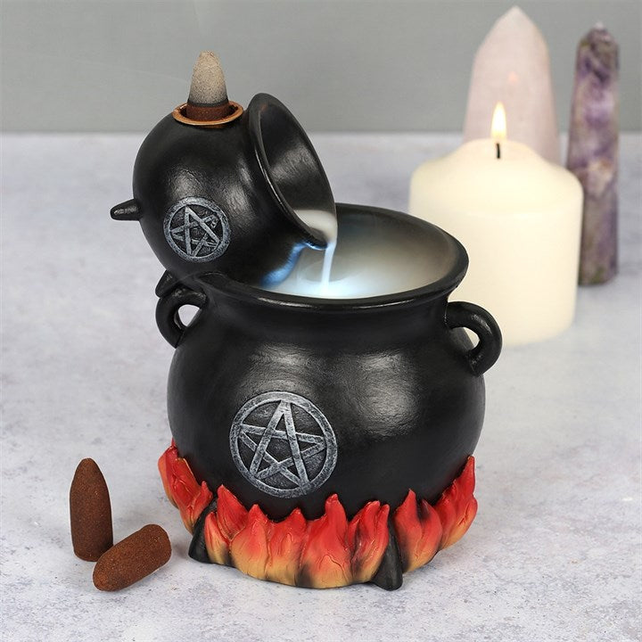 Pouring Cauldron Backflow Incense