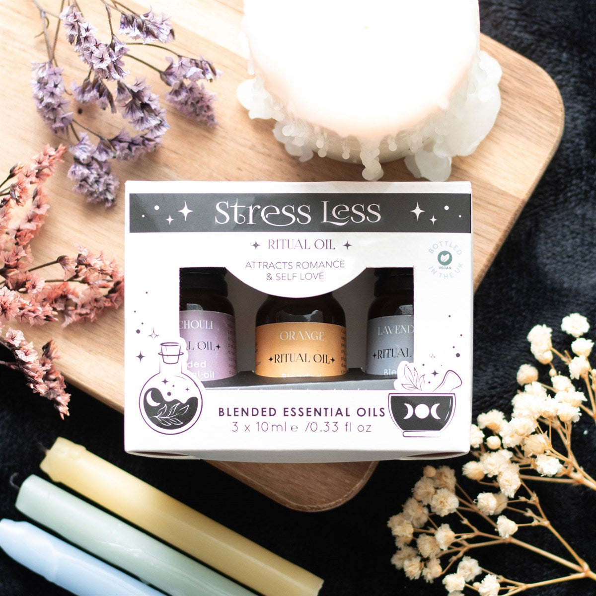 Pack Of 3 'Stress Less' Essential Oils