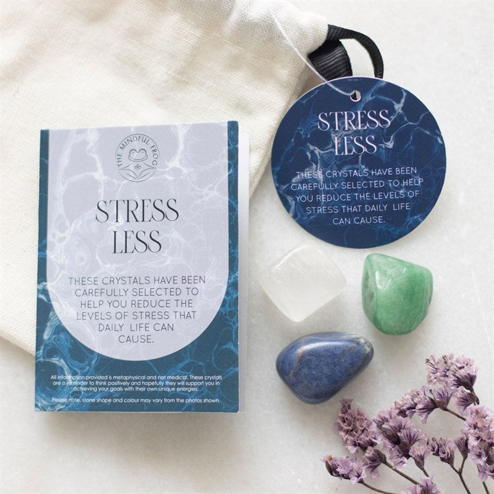 ' Stress Less' Healing Crystal Gift Set