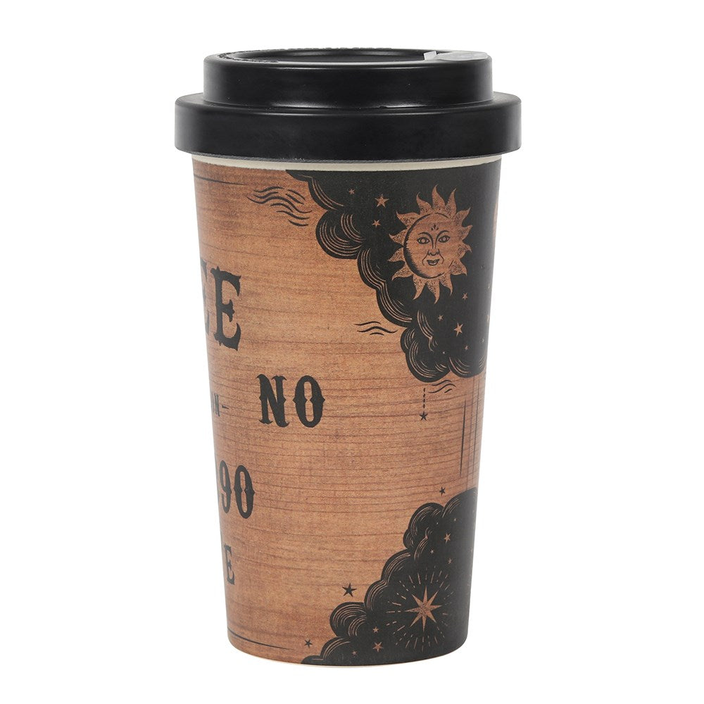 Bamboo Travel Cup - Talking Board Design