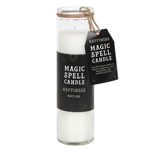 White Sage 'Happiness' Tube Spell Candle